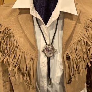 Southwestern Bolo Tie and Matching Belt Buckle